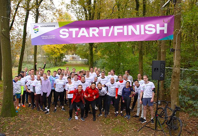 Foto van deelnemers Fun Run 2024